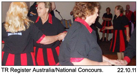 TR Register Australia/National Concours 22.10.2011.