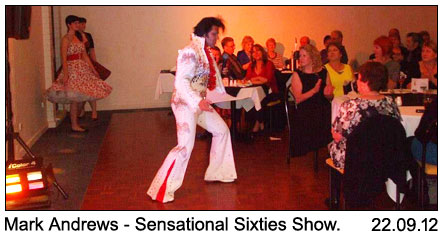 Mark Andrews - Sensational Sixties Show 22.10.2012.