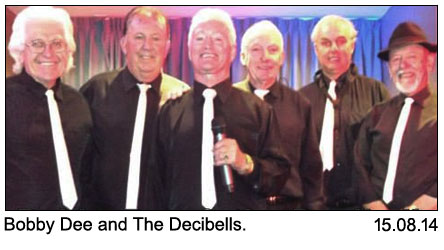 Bobby Dee And The Decibells at Legends 15-8-2014.