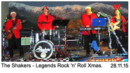 The Shakers Rock 'n' Roll Xmas with 28-11-2015.