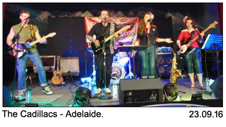 The Cadillacs at Legends 23-09-2016.