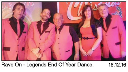 Rave On at Legends End Of Year Dance 16-12-2016.