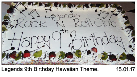 Legends 9th Birthday Hawaiian Theme 15-01-2017.