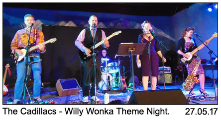 The Cadillacs Willy Wonka Theme Night 27-05-2017.