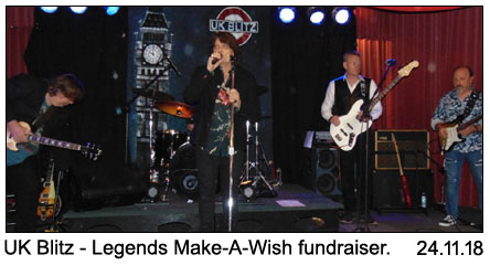 UK Blitz - Legends Make-A-Wish fundraiser 24-11-2018.