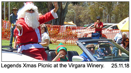 Legends Xmas Picnic Virgara Winery 25-11-2018.