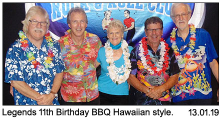 Legends 11th Birthday BBQ Hawaiian Theme 13-1-2019.