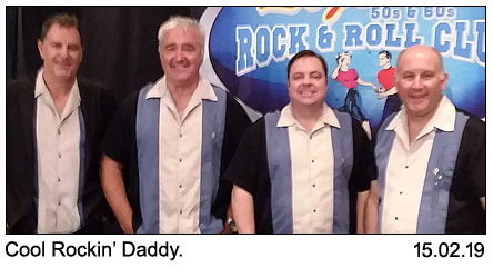 Cool Rockin' Daddy at Legends 15-2-2019.