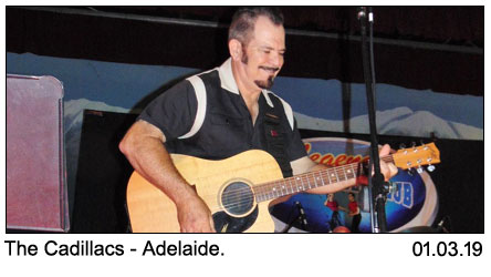 The Cadillacs Adelaide at Legends 1-3-2019.