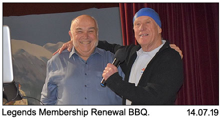 Legends Membership Renewal BBQ 14-7-2019.