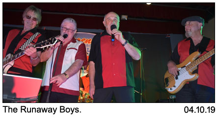 The Runaway Boys at Legends 4-10-2019.