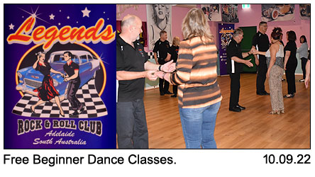 Legends Beginners Rock n Roll/Partner/Line Dance 10-9-2022.