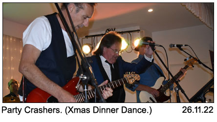 Legends Xmas Dinner Dance With Party Crashers 26-11-2022.