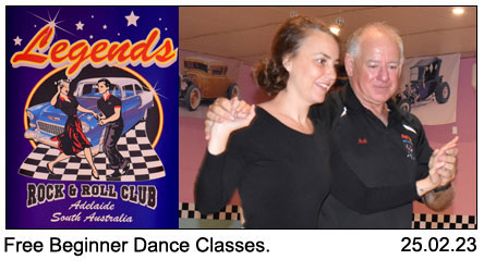Legends Beginners RnR Dance Lessons 25.2.2023.