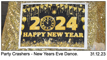 Party Crashers New Years Eve Dance 31-12-2023.