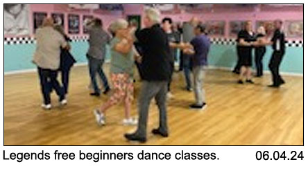 Legends free beginners dance classes 06.04.2024.