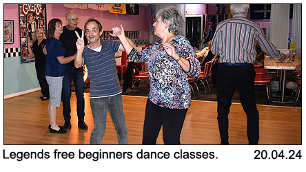 Legends free beginners dance classes 20.04.2024.