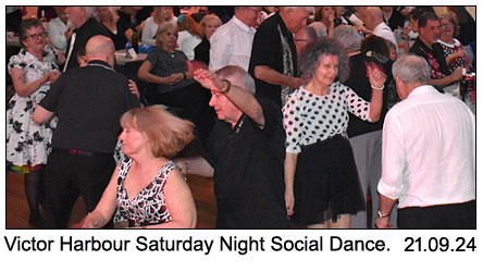 Legends Victor Harbour Saturday Night Social Dance 21-09-2024.