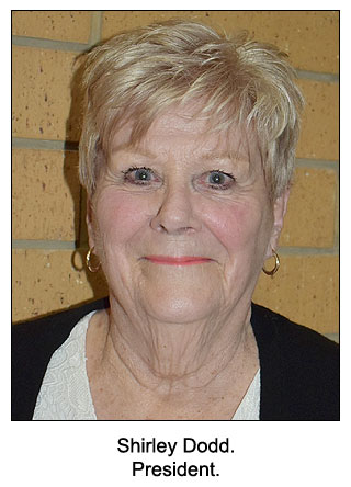 Shirley Dodd, President.