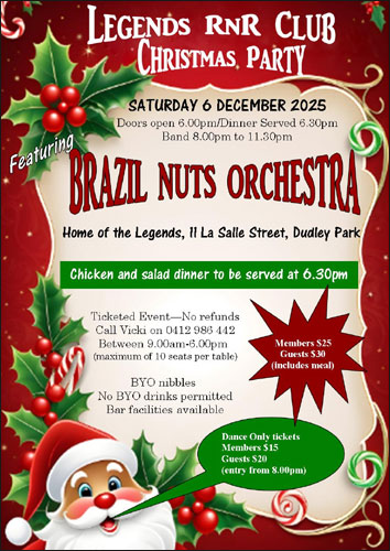 Christmas Dinner Dance Saturday Night 06.12.2025.