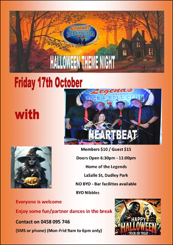 Halloween Dance Friday 17.10.2025.